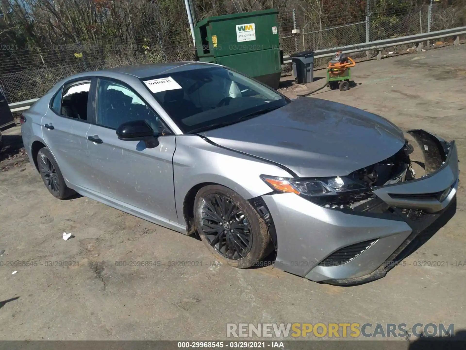 1 Photograph of a damaged car 4T1G11AK0LU397980 TOYOTA CAMRY 2020