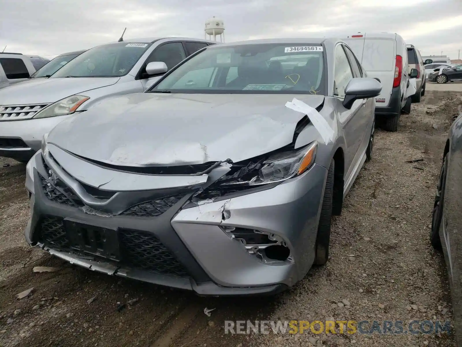 2 Photograph of a damaged car 4T1G11AK0LU903811 TOYOTA CAMRY 2020