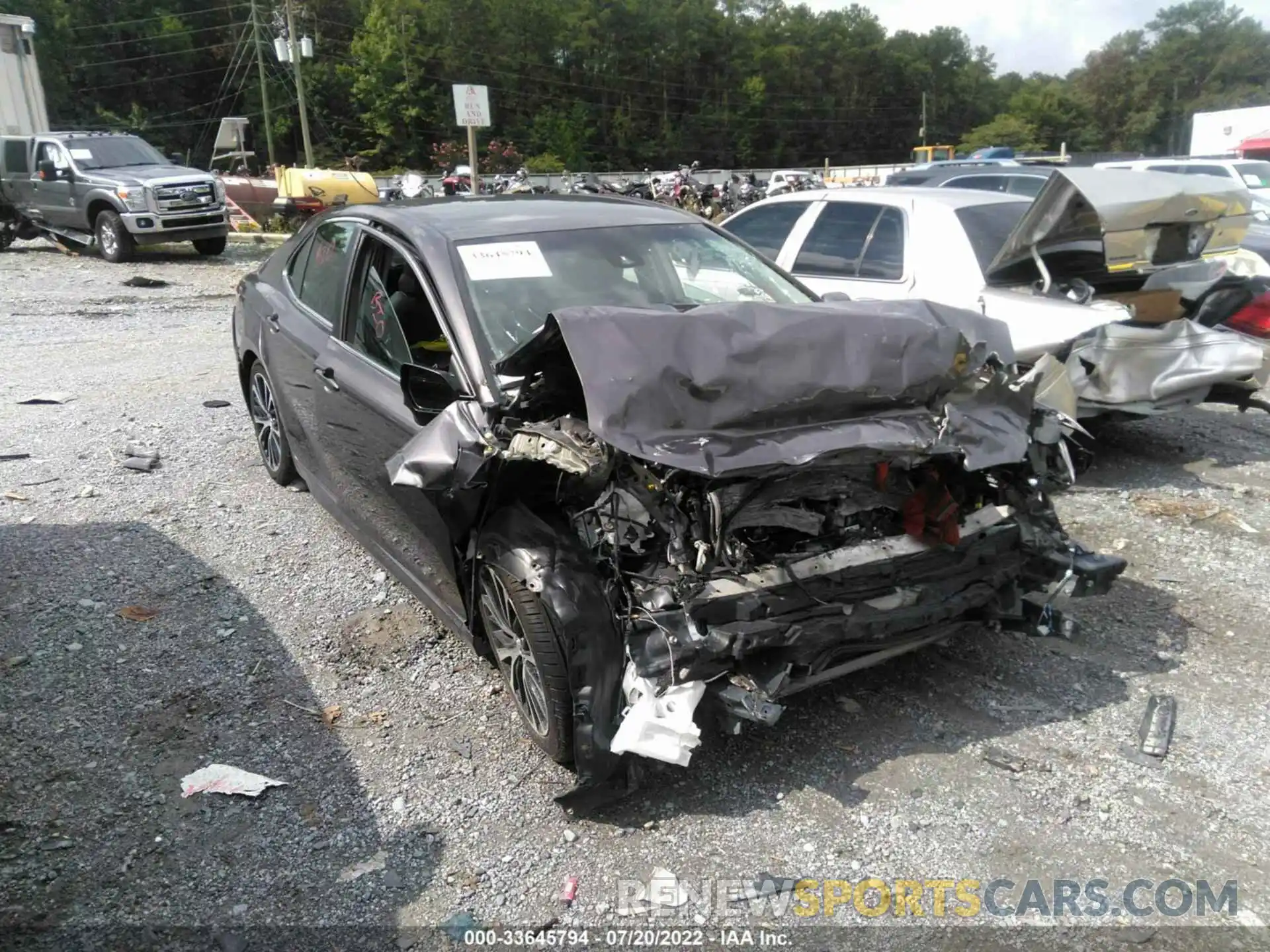 1 Photograph of a damaged car 4T1G11AK0LU904201 TOYOTA CAMRY 2020