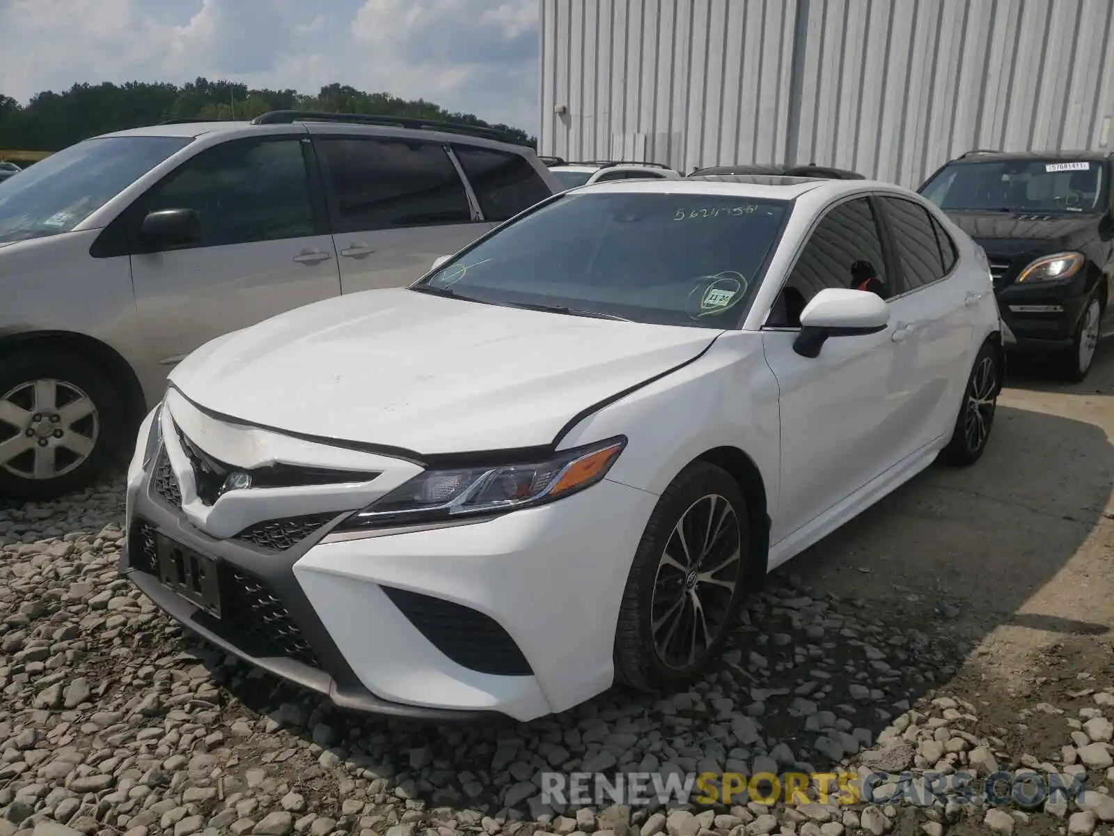 2 Photograph of a damaged car 4T1G11AK0LU907731 TOYOTA CAMRY 2020