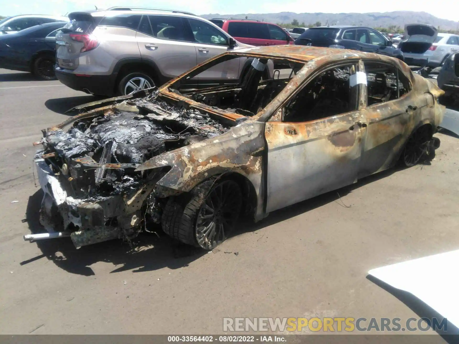 2 Photograph of a damaged car 4T1G11AK0LU922388 TOYOTA CAMRY 2020