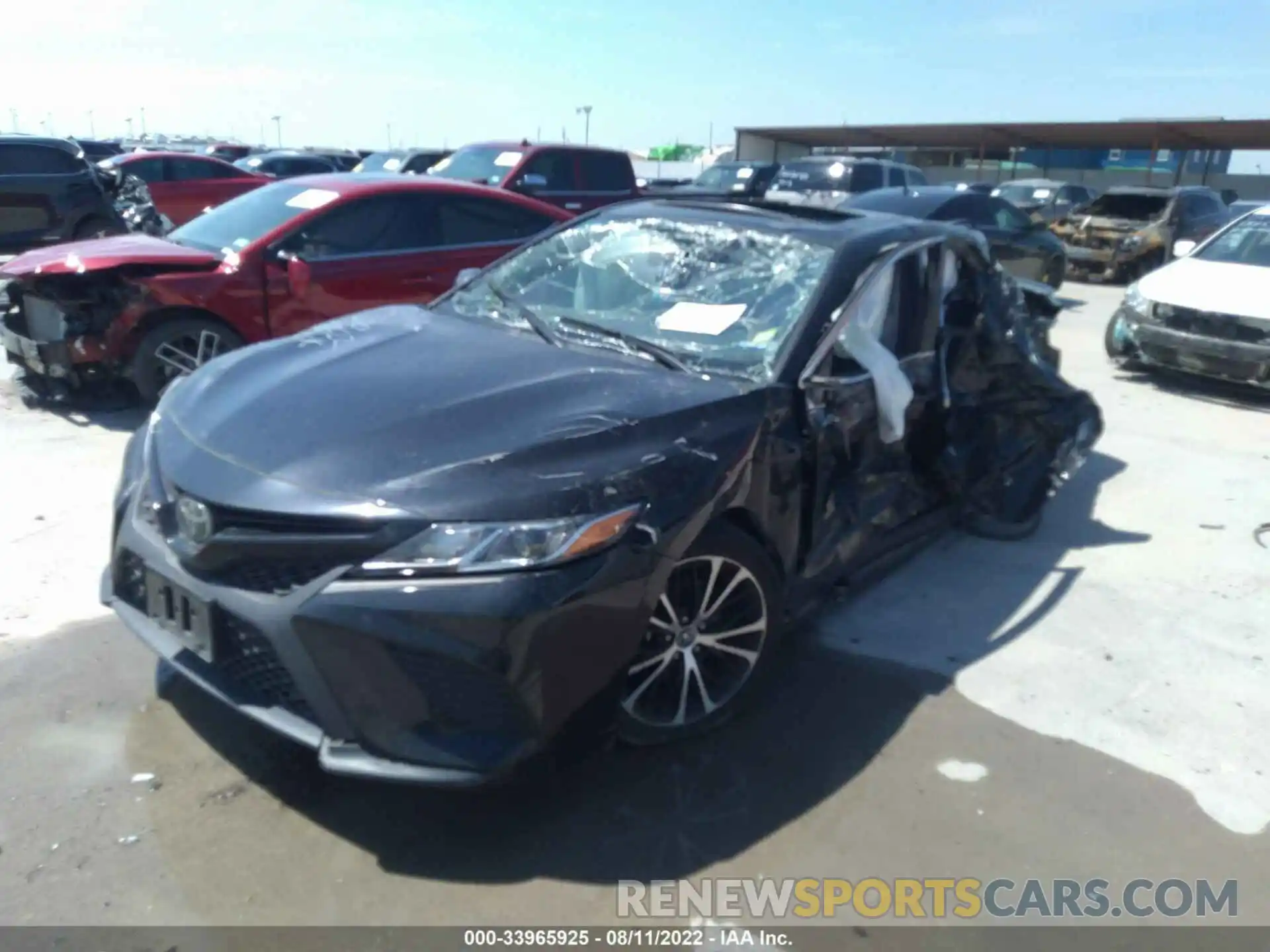 2 Photograph of a damaged car 4T1G11AK0LU925288 TOYOTA CAMRY 2020