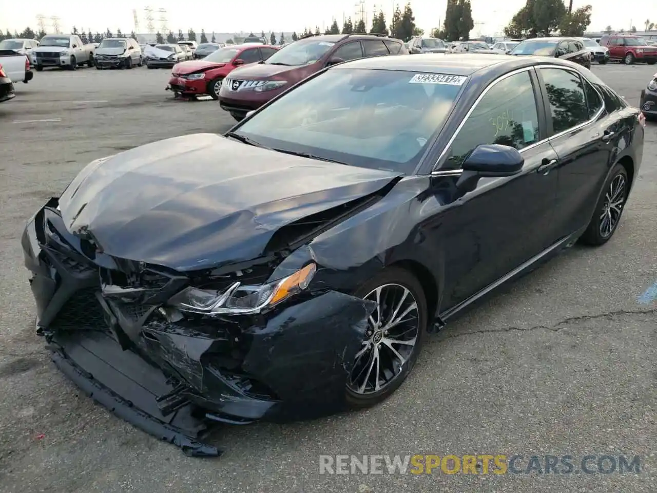 2 Photograph of a damaged car 4T1G11AK0LU965046 TOYOTA CAMRY 2020