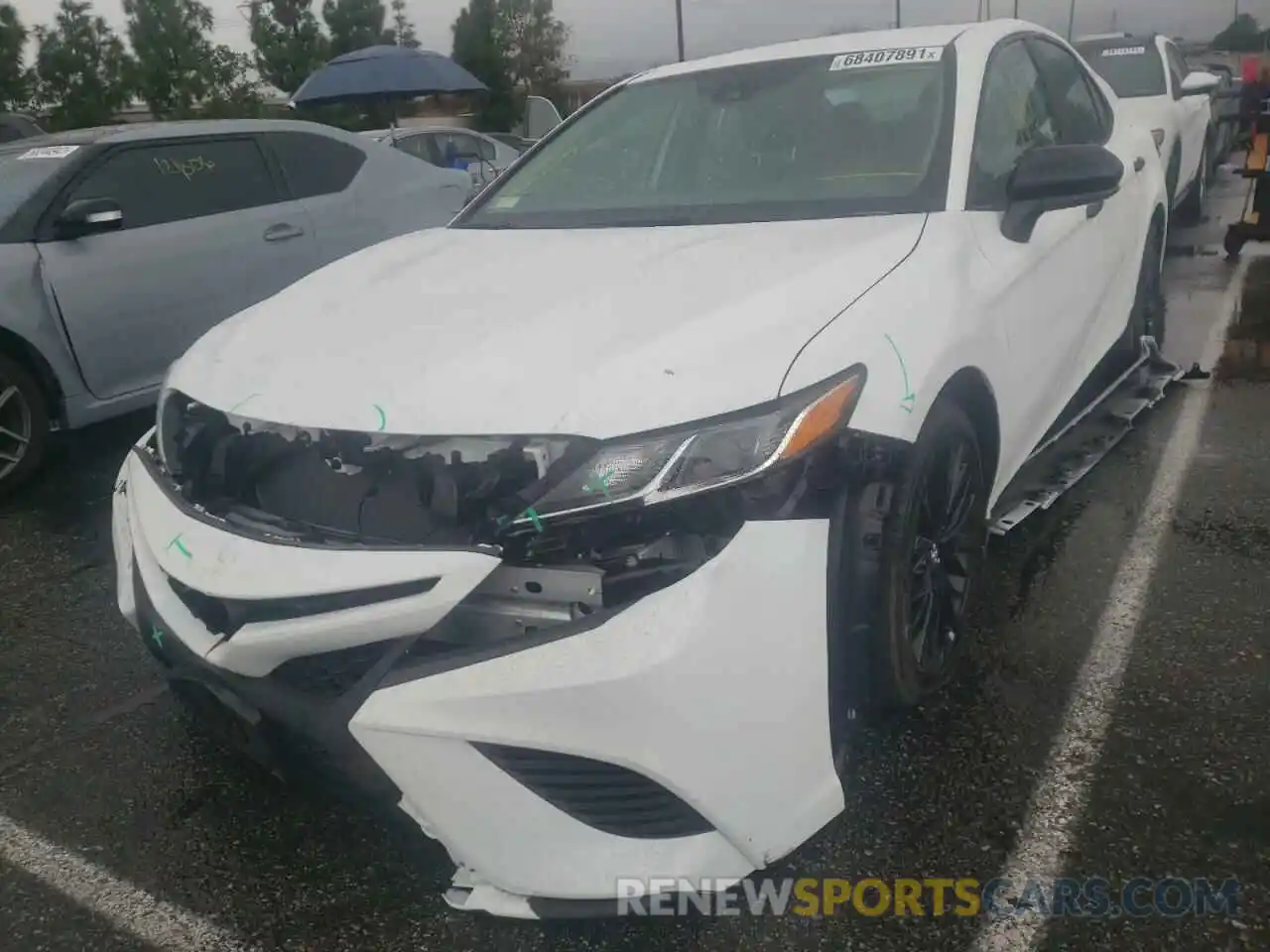 2 Photograph of a damaged car 4T1G11AK1LU332779 TOYOTA CAMRY 2020