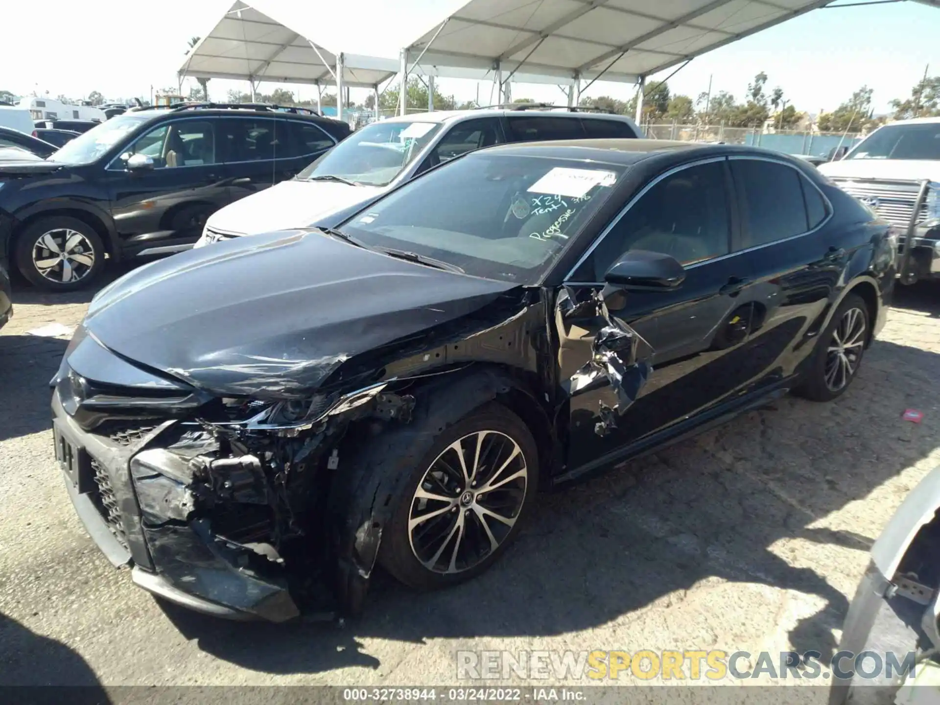 2 Photograph of a damaged car 4T1G11AK1LU344818 TOYOTA CAMRY 2020