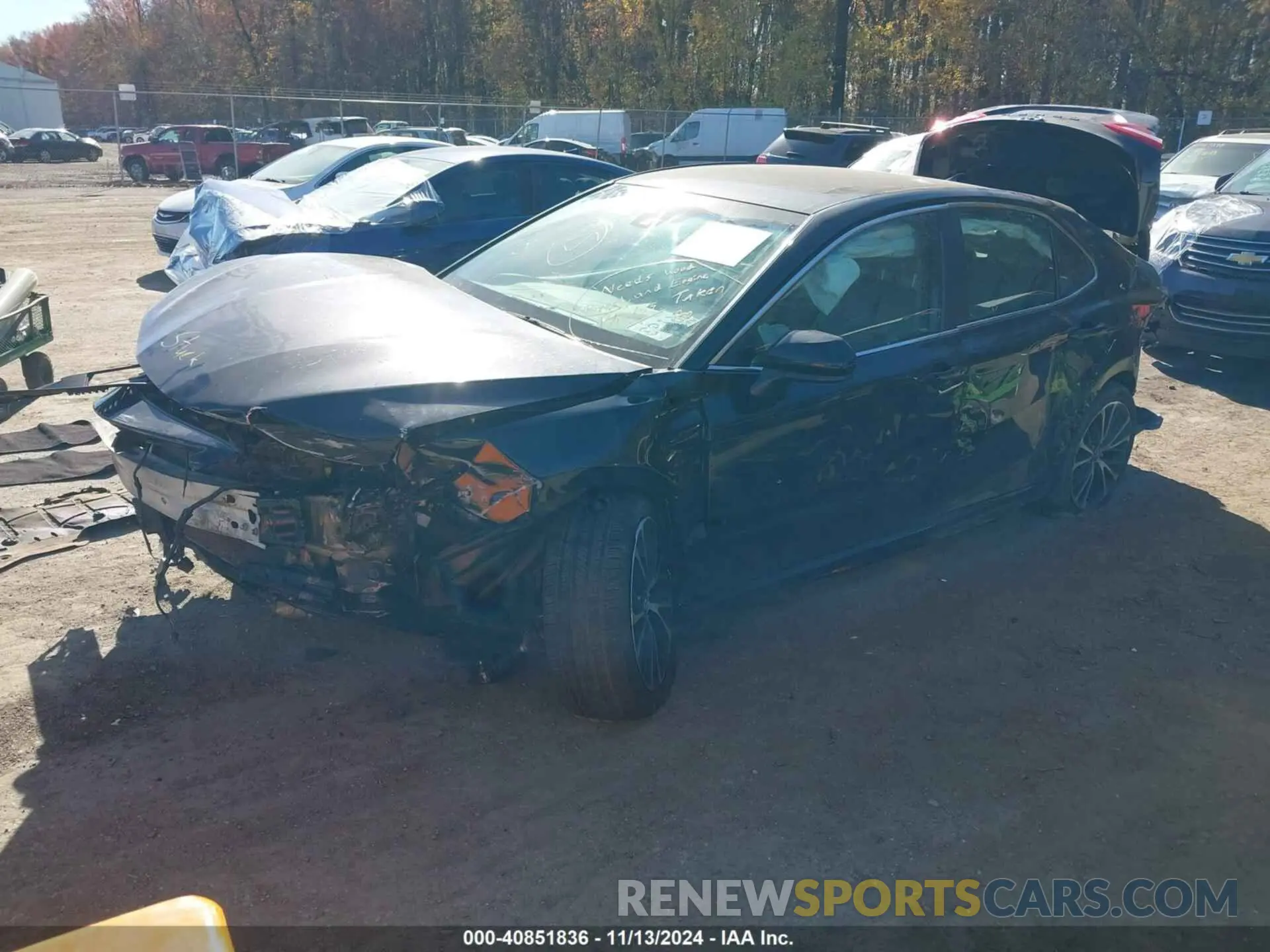 2 Photograph of a damaged car 4T1G11AK1LU356421 TOYOTA CAMRY 2020
