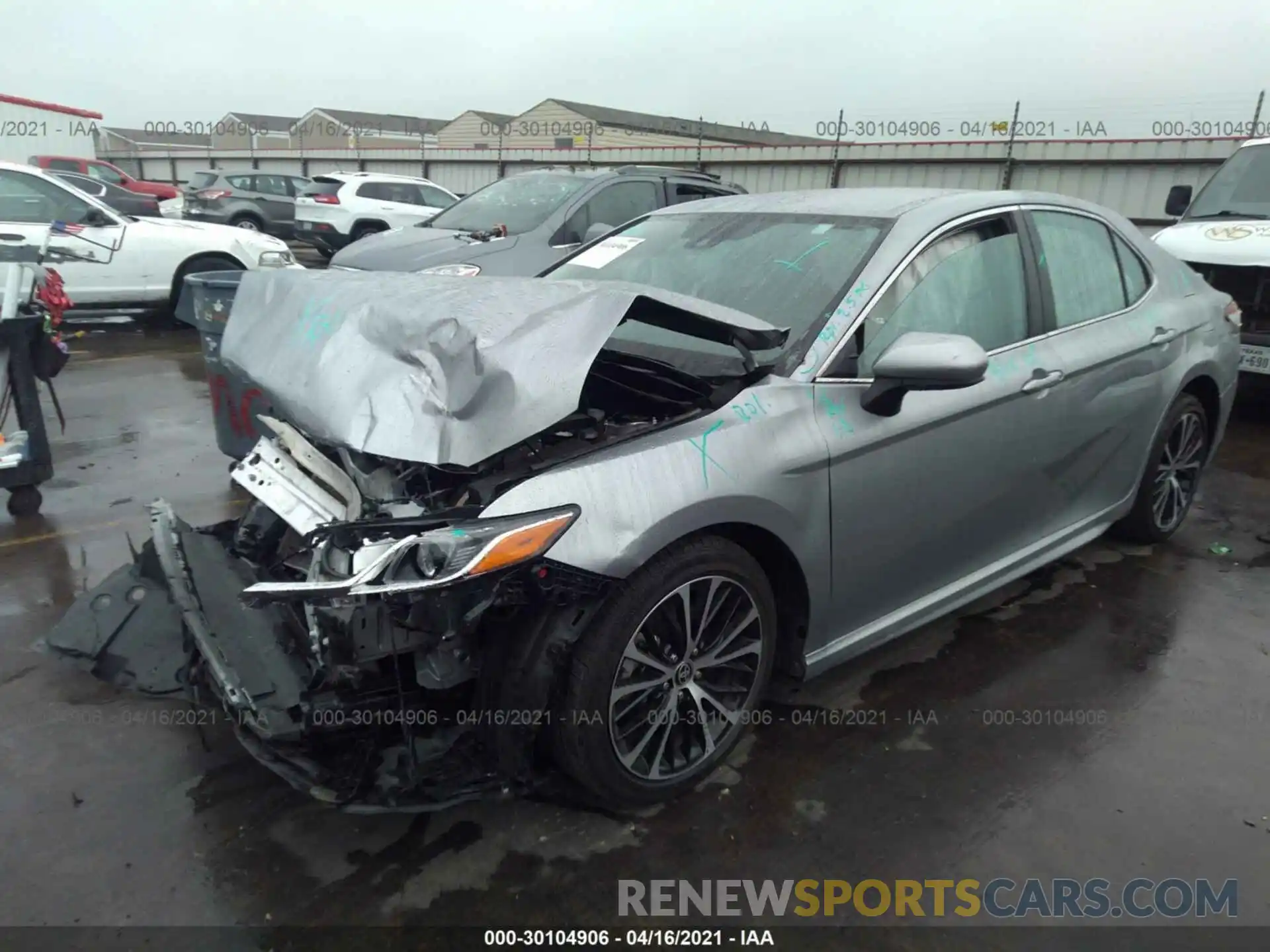 2 Photograph of a damaged car 4T1G11AK1LU364079 TOYOTA CAMRY 2020