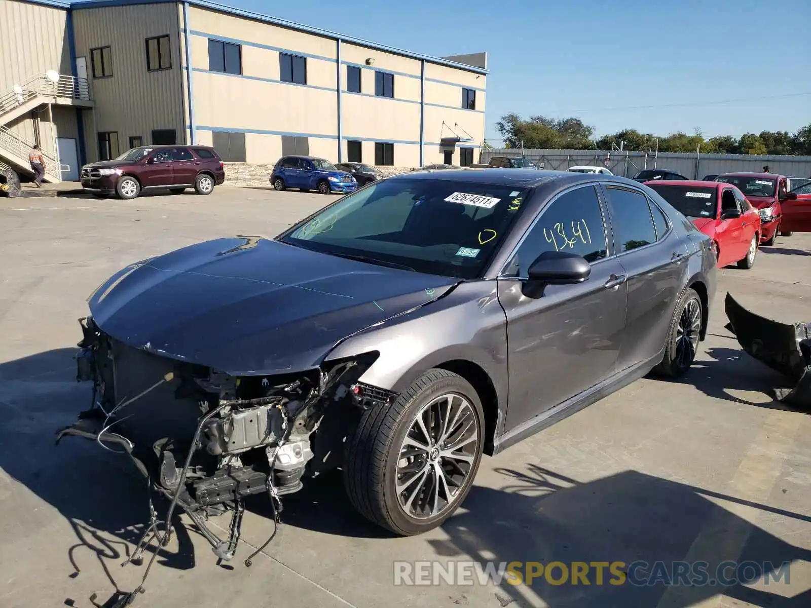 2 Photograph of a damaged car 4T1G11AK1LU374109 TOYOTA CAMRY 2020