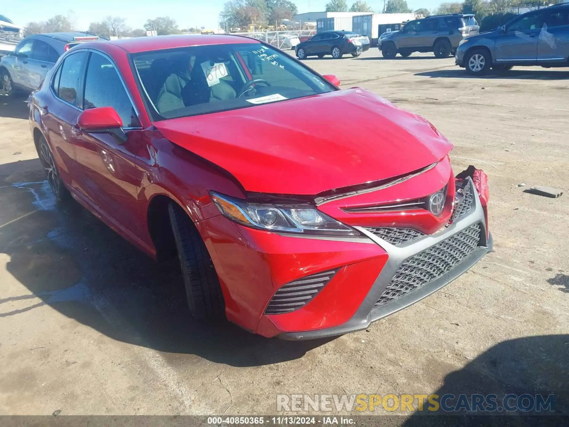 1 Photograph of a damaged car 4T1G11AK1LU397793 TOYOTA CAMRY 2020