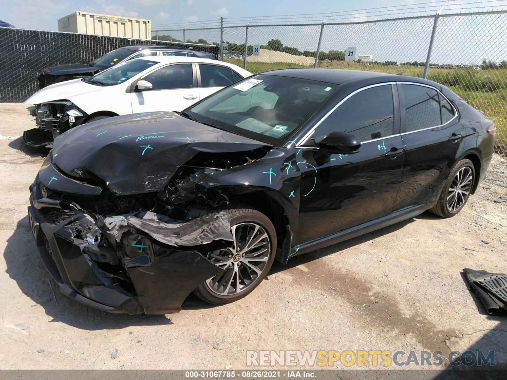 2 Photograph of a damaged car 4T1G11AK1LU507631 TOYOTA CAMRY 2020