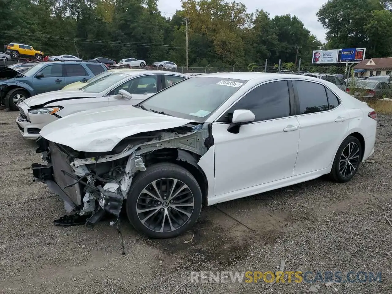 1 Photograph of a damaged car 4T1G11AK1LU867210 TOYOTA CAMRY 2020