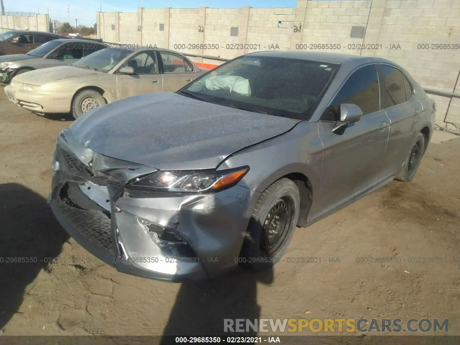 2 Photograph of a damaged car 4T1G11AK1LU874013 TOYOTA CAMRY 2020