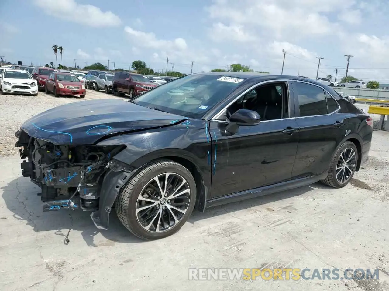 1 Photograph of a damaged car 4T1G11AK1LU906250 TOYOTA CAMRY 2020