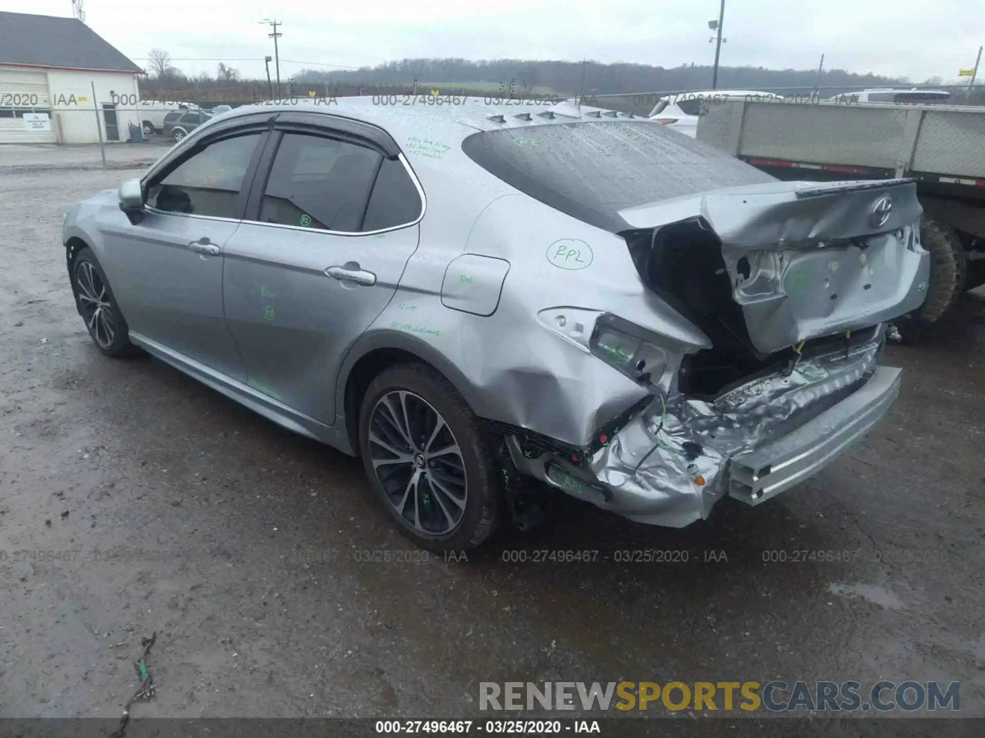 3 Photograph of a damaged car 4T1G11AK2LU307101 TOYOTA CAMRY 2020