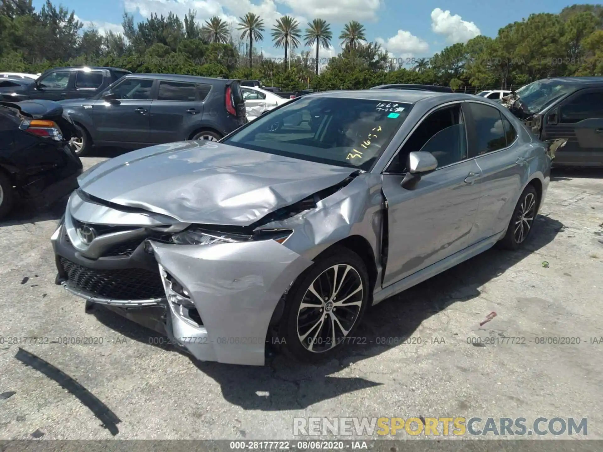 2 Photograph of a damaged car 4T1G11AK2LU311567 TOYOTA CAMRY 2020