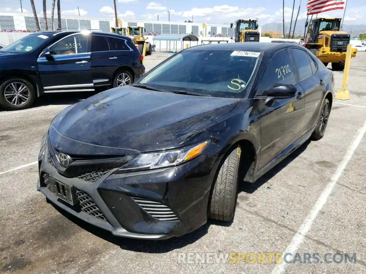 2 Photograph of a damaged car 4T1G11AK2LU312704 TOYOTA CAMRY 2020