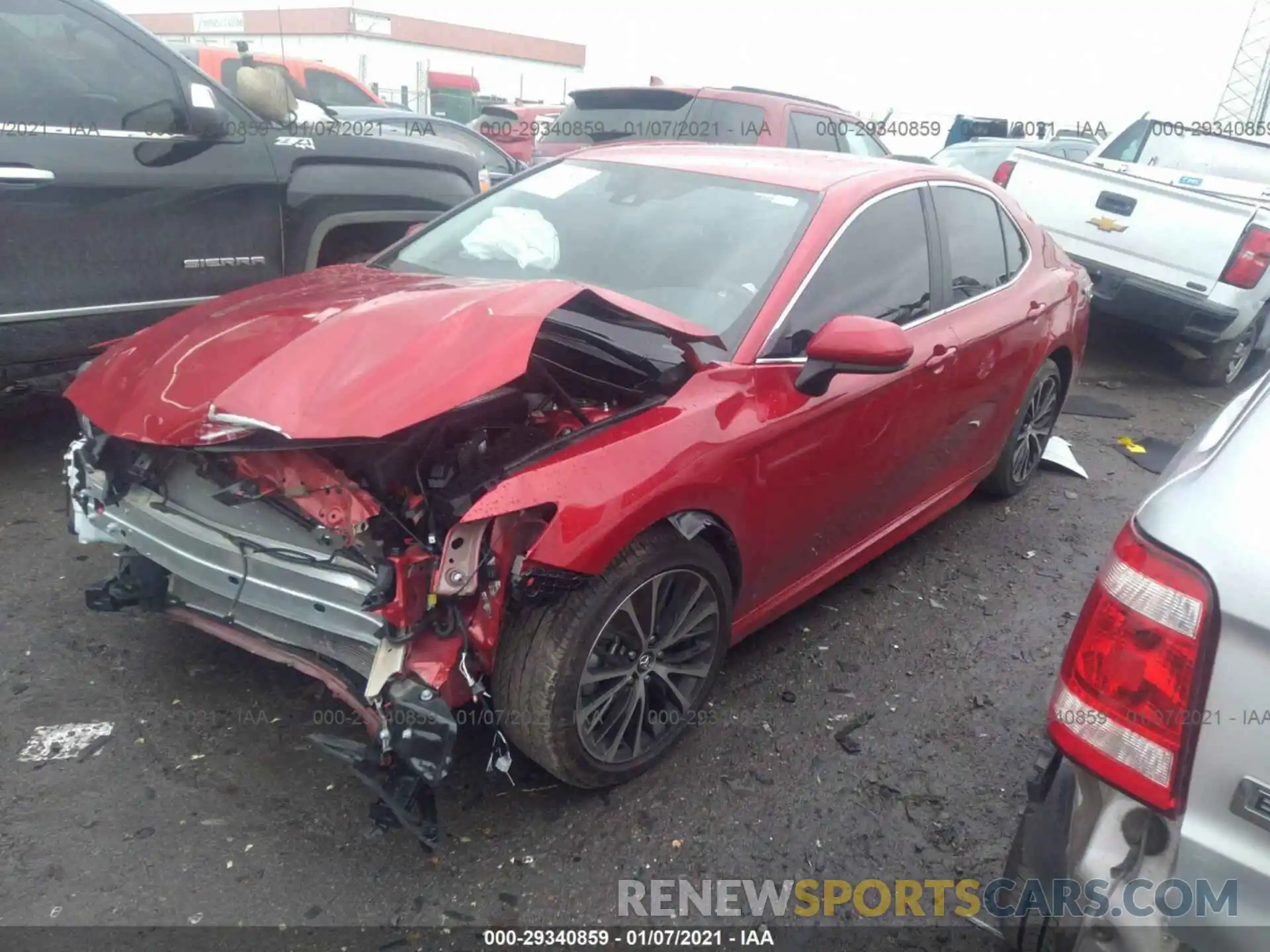 2 Photograph of a damaged car 4T1G11AK2LU321760 TOYOTA CAMRY 2020