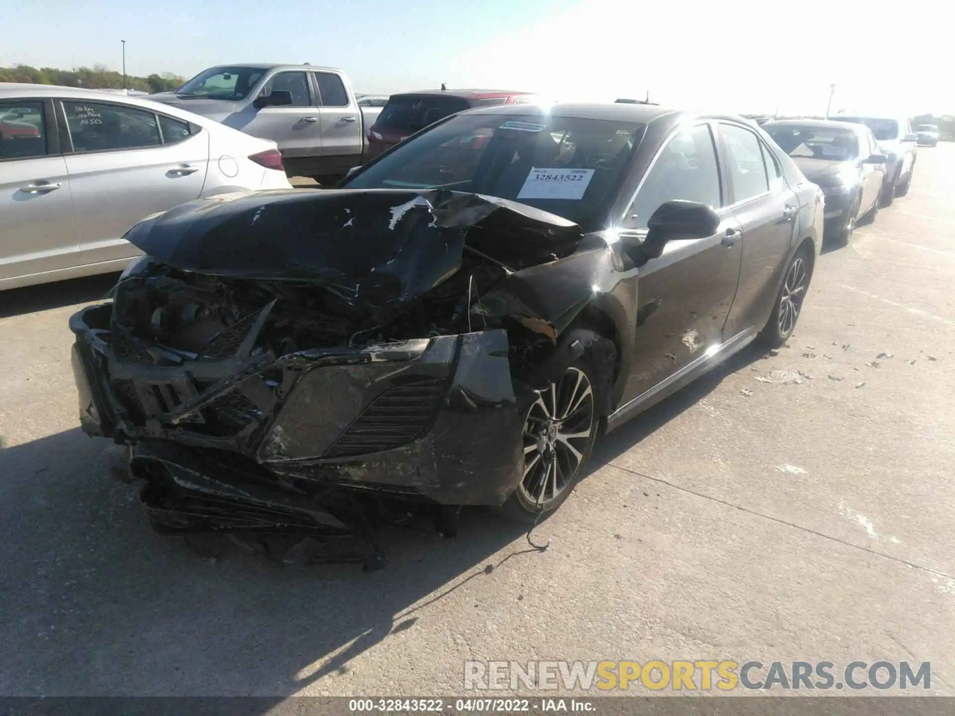 2 Photograph of a damaged car 4T1G11AK2LU327722 TOYOTA CAMRY 2020