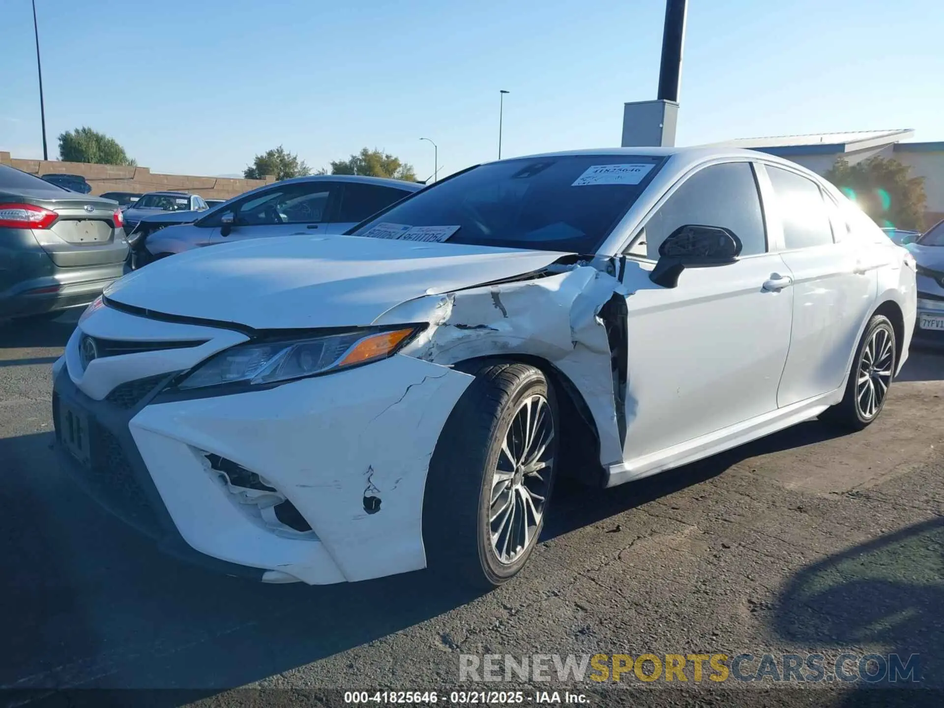 2 Photograph of a damaged car 4T1G11AK2LU329941 TOYOTA CAMRY 2020