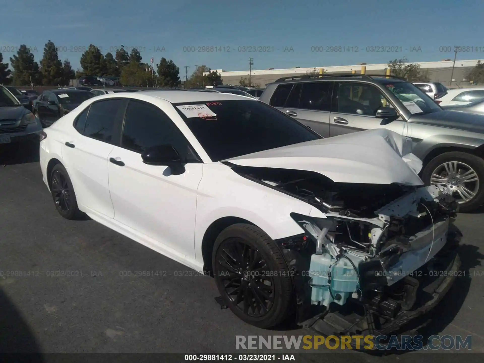 1 Photograph of a damaged car 4T1G11AK2LU337411 TOYOTA CAMRY 2020