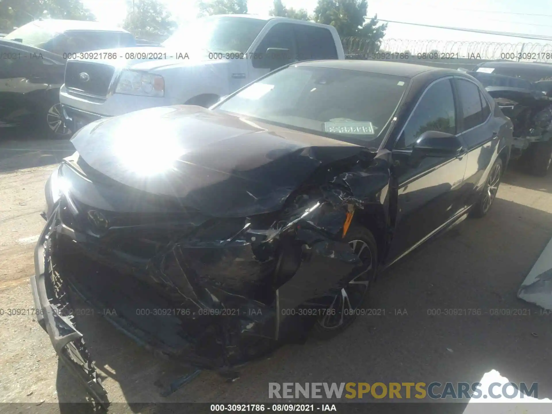 2 Photograph of a damaged car 4T1G11AK2LU340082 TOYOTA CAMRY 2020