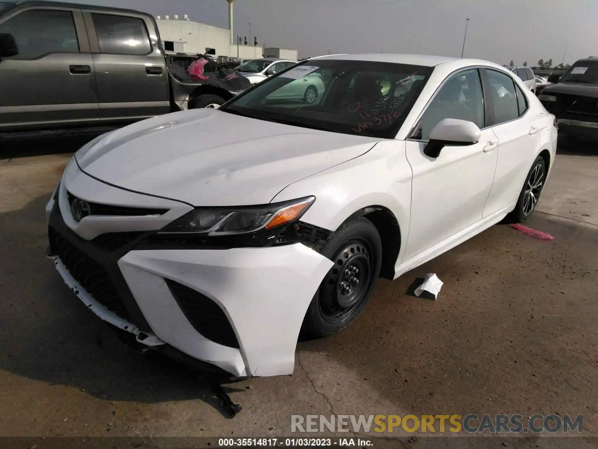 2 Photograph of a damaged car 4T1G11AK2LU343712 TOYOTA CAMRY 2020