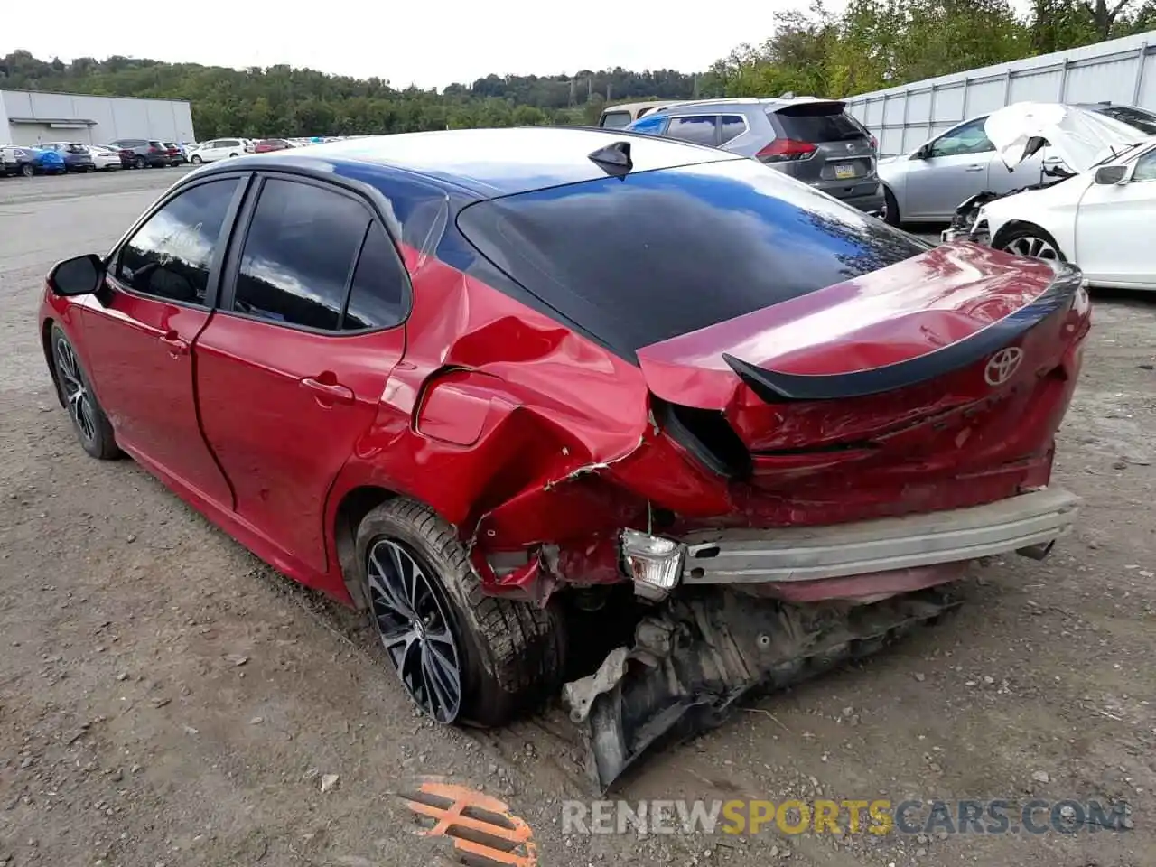 3 Photograph of a damaged car 4T1G11AK2LU352720 TOYOTA CAMRY 2020