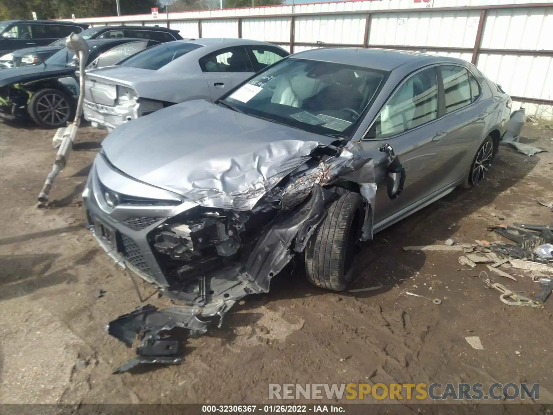 2 Photograph of a damaged car 4T1G11AK2LU357013 TOYOTA CAMRY 2020