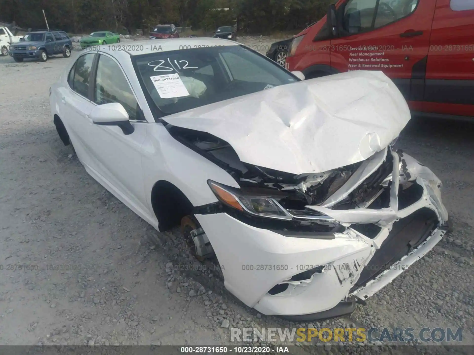 1 Photograph of a damaged car 4T1G11AK2LU360395 TOYOTA CAMRY 2020