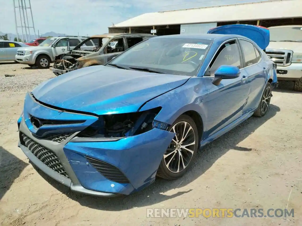 2 Photograph of a damaged car 4T1G11AK2LU376791 TOYOTA CAMRY 2020