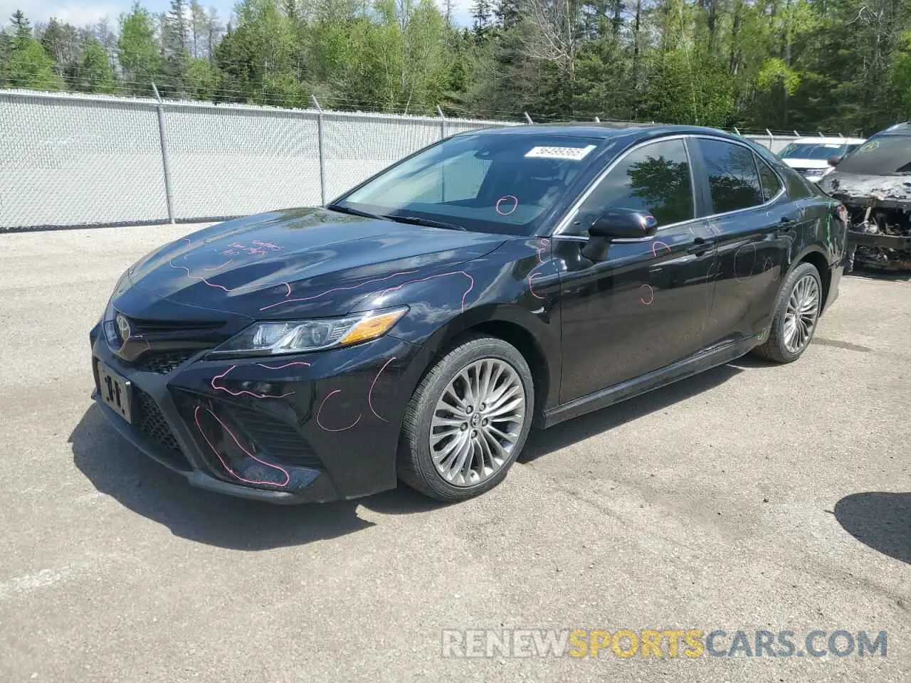 1 Photograph of a damaged car 4T1G11AK2LU382977 TOYOTA CAMRY 2020