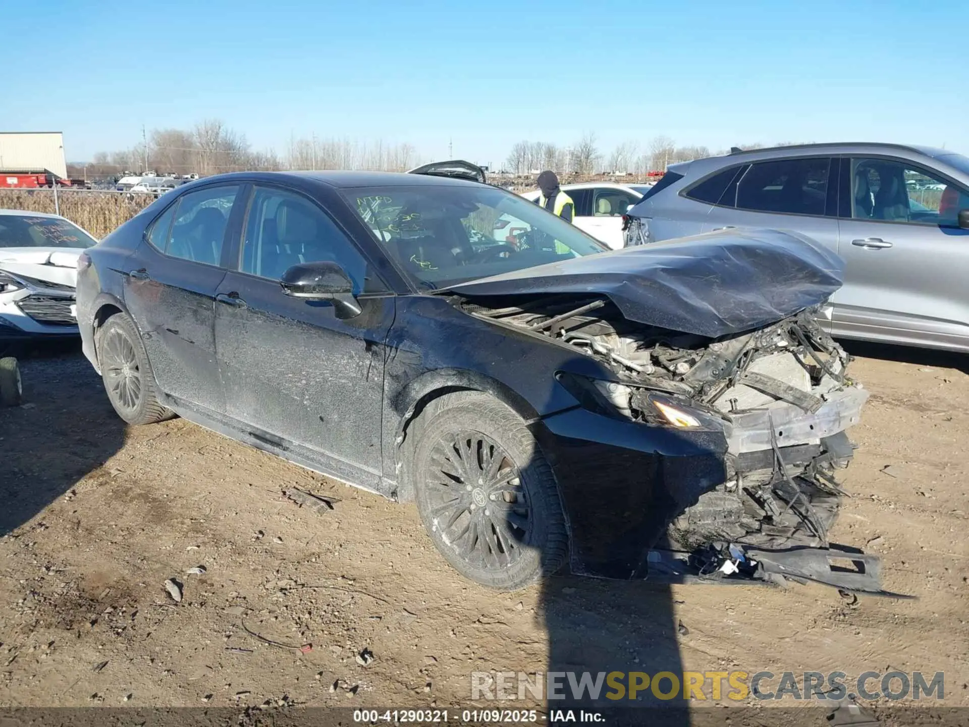 1 Photograph of a damaged car 4T1G11AK2LU390335 TOYOTA CAMRY 2020