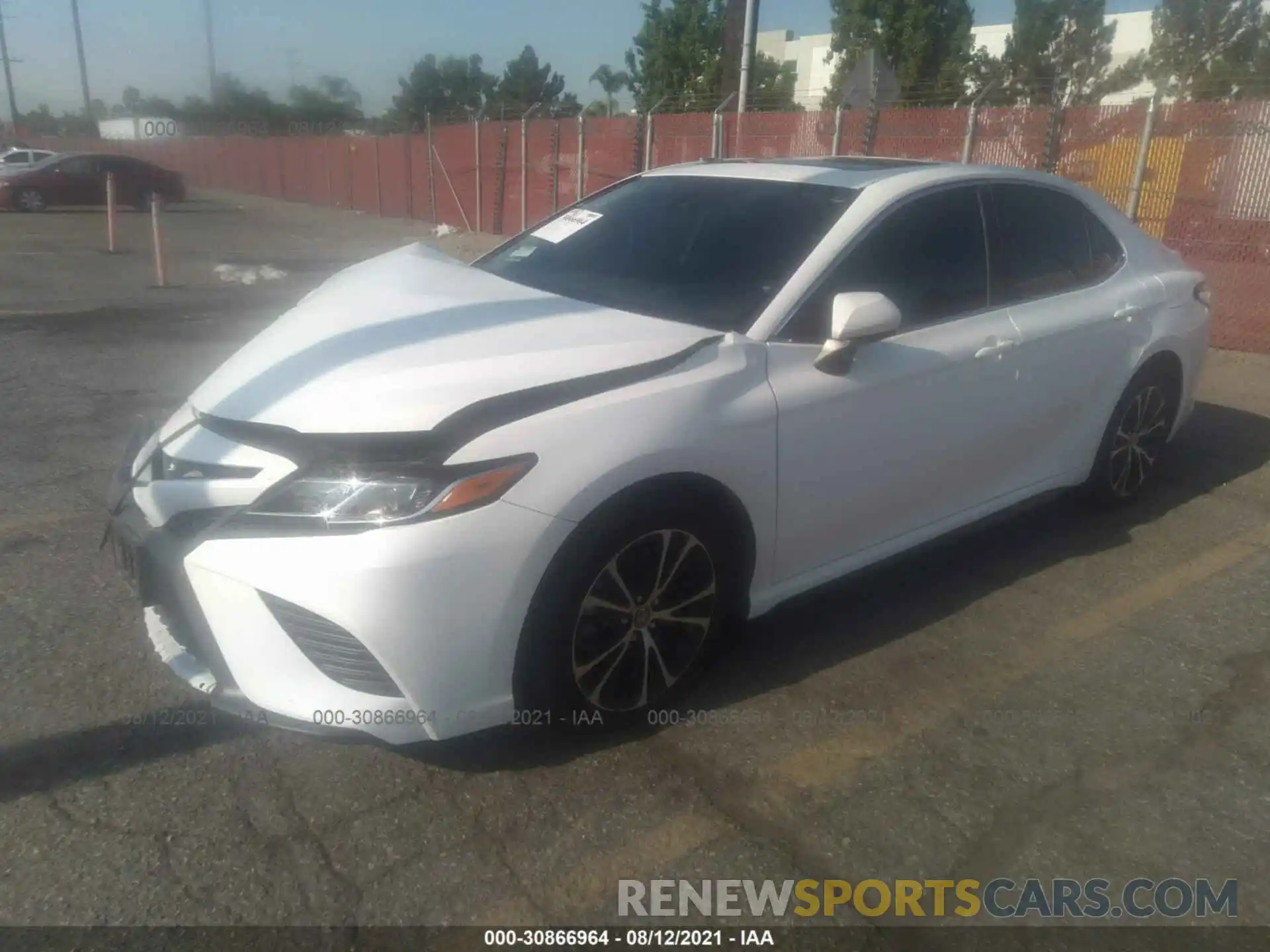 2 Photograph of a damaged car 4T1G11AK2LU506133 TOYOTA CAMRY 2020