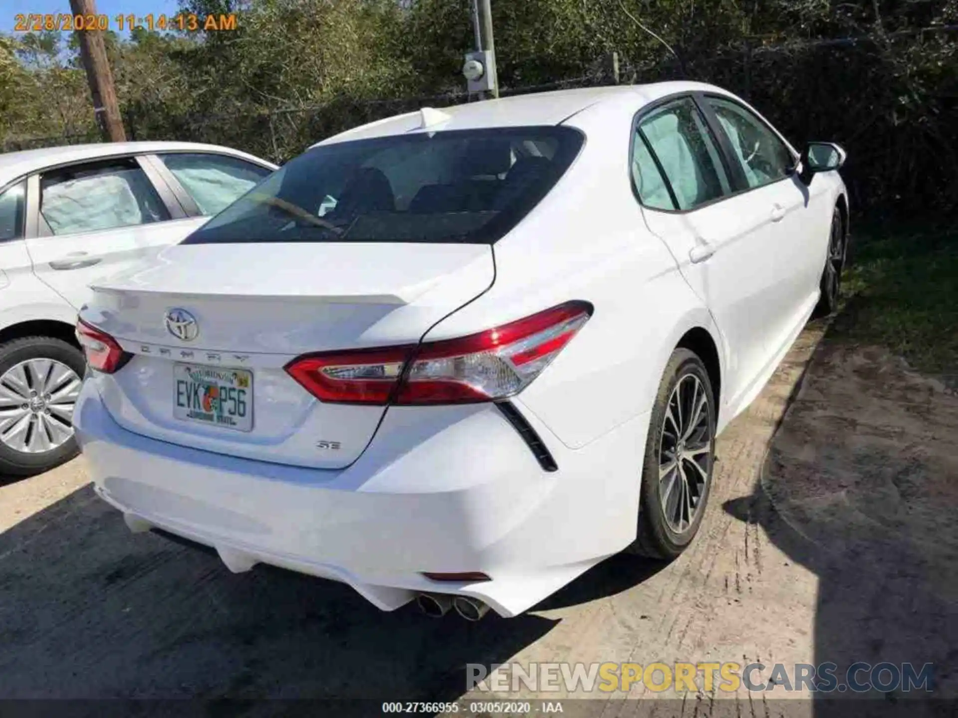 2 Photograph of a damaged car 4T1G11AK2LU872092 TOYOTA CAMRY 2020