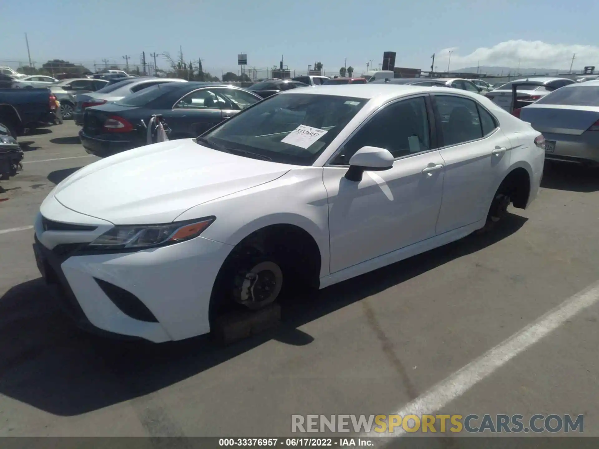 2 Photograph of a damaged car 4T1G11AK2LU887191 TOYOTA CAMRY 2020