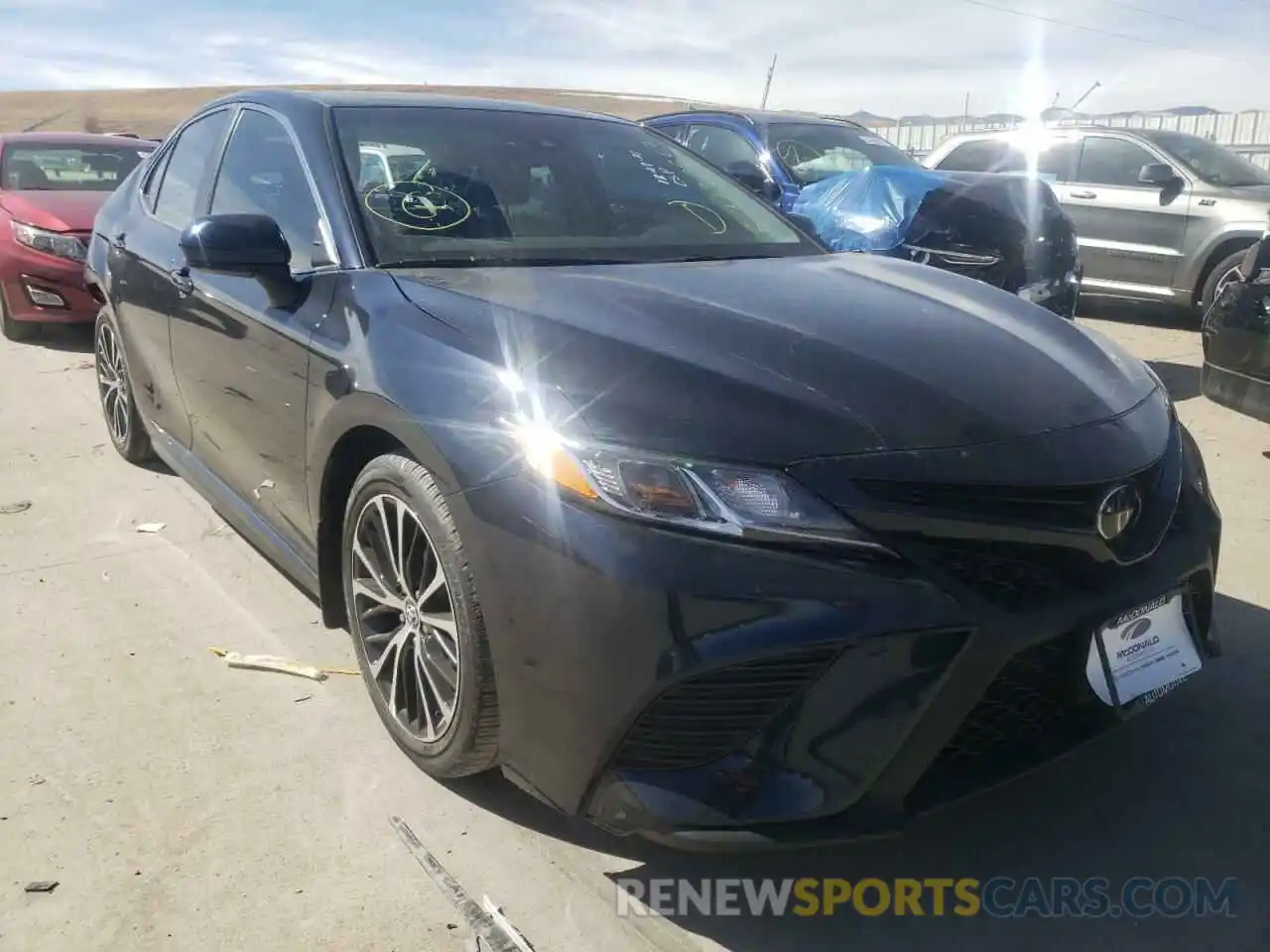 1 Photograph of a damaged car 4T1G11AK2LU902935 TOYOTA CAMRY 2020