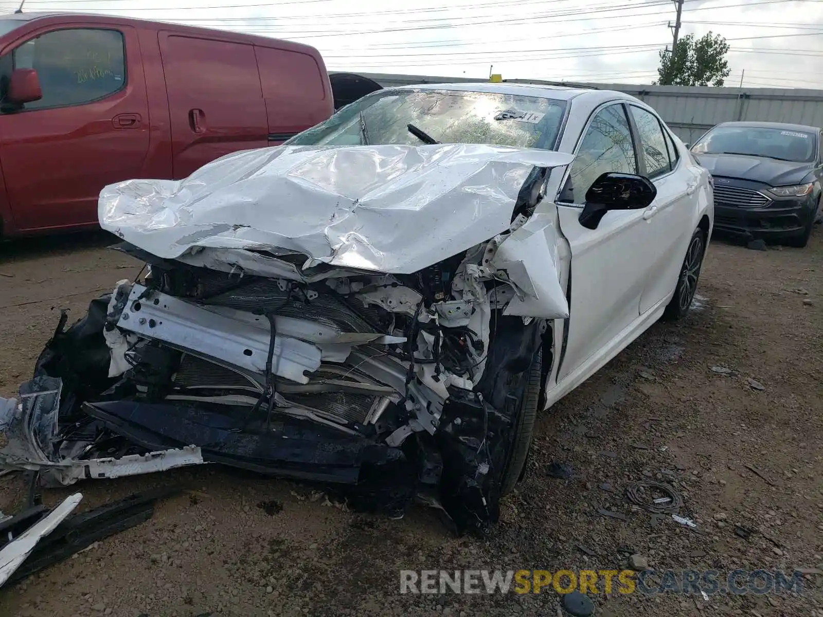 2 Photograph of a damaged car 4T1G11AK2LU927348 TOYOTA CAMRY 2020