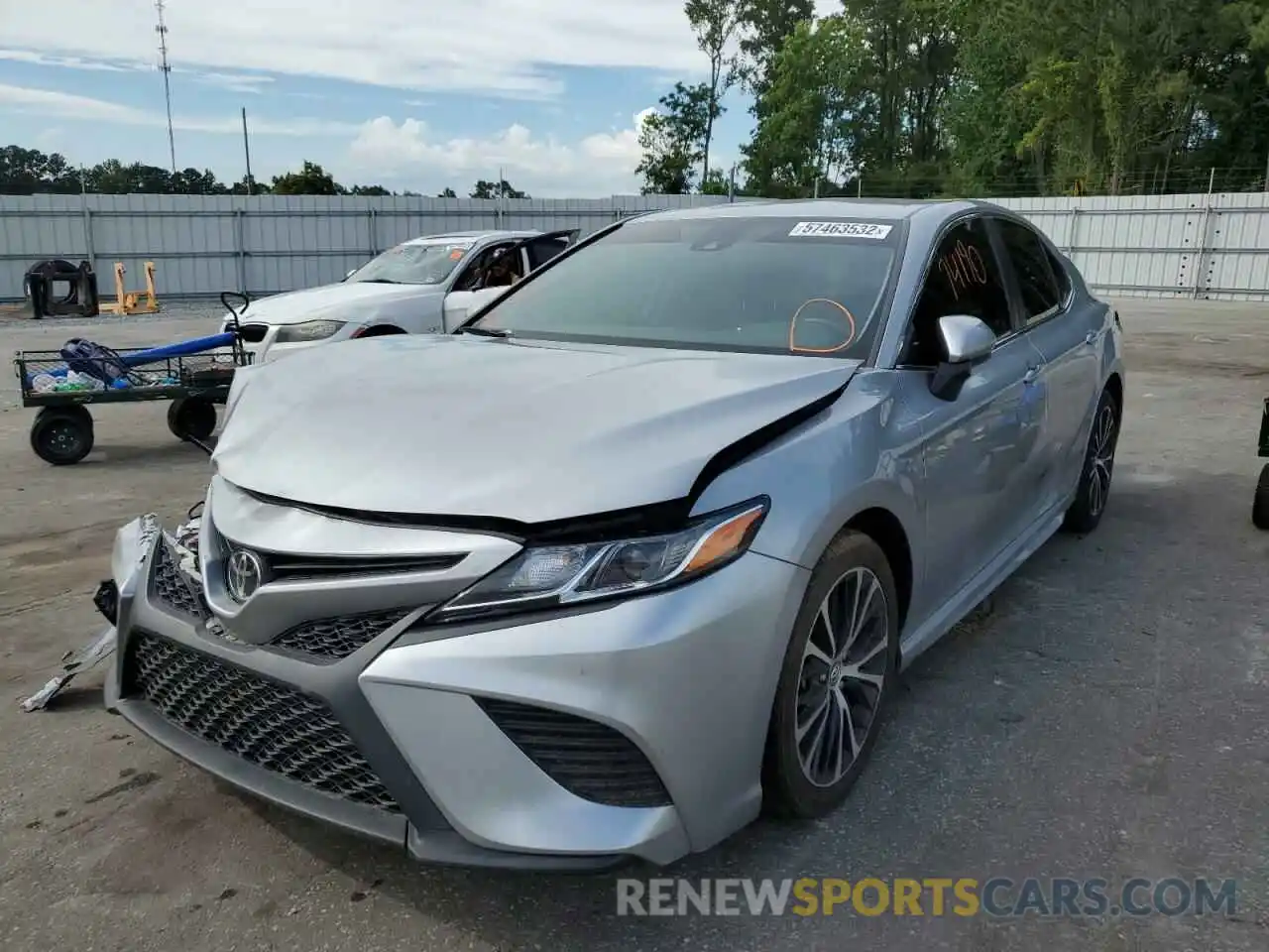 2 Photograph of a damaged car 4T1G11AK2LU939189 TOYOTA CAMRY 2020