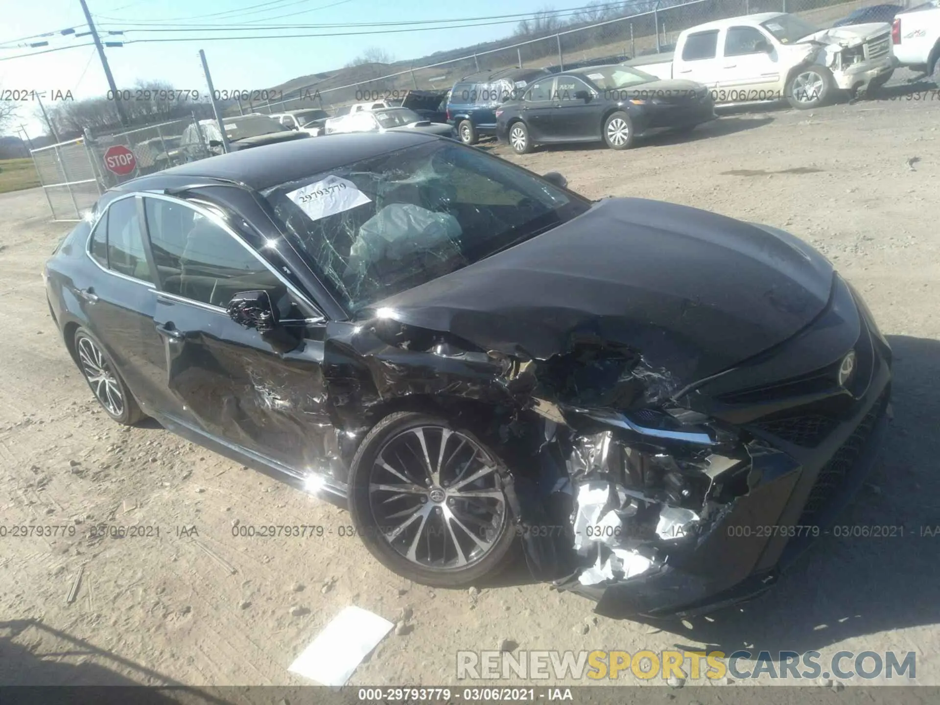 1 Photograph of a damaged car 4T1G11AK2LU964206 TOYOTA CAMRY 2020
