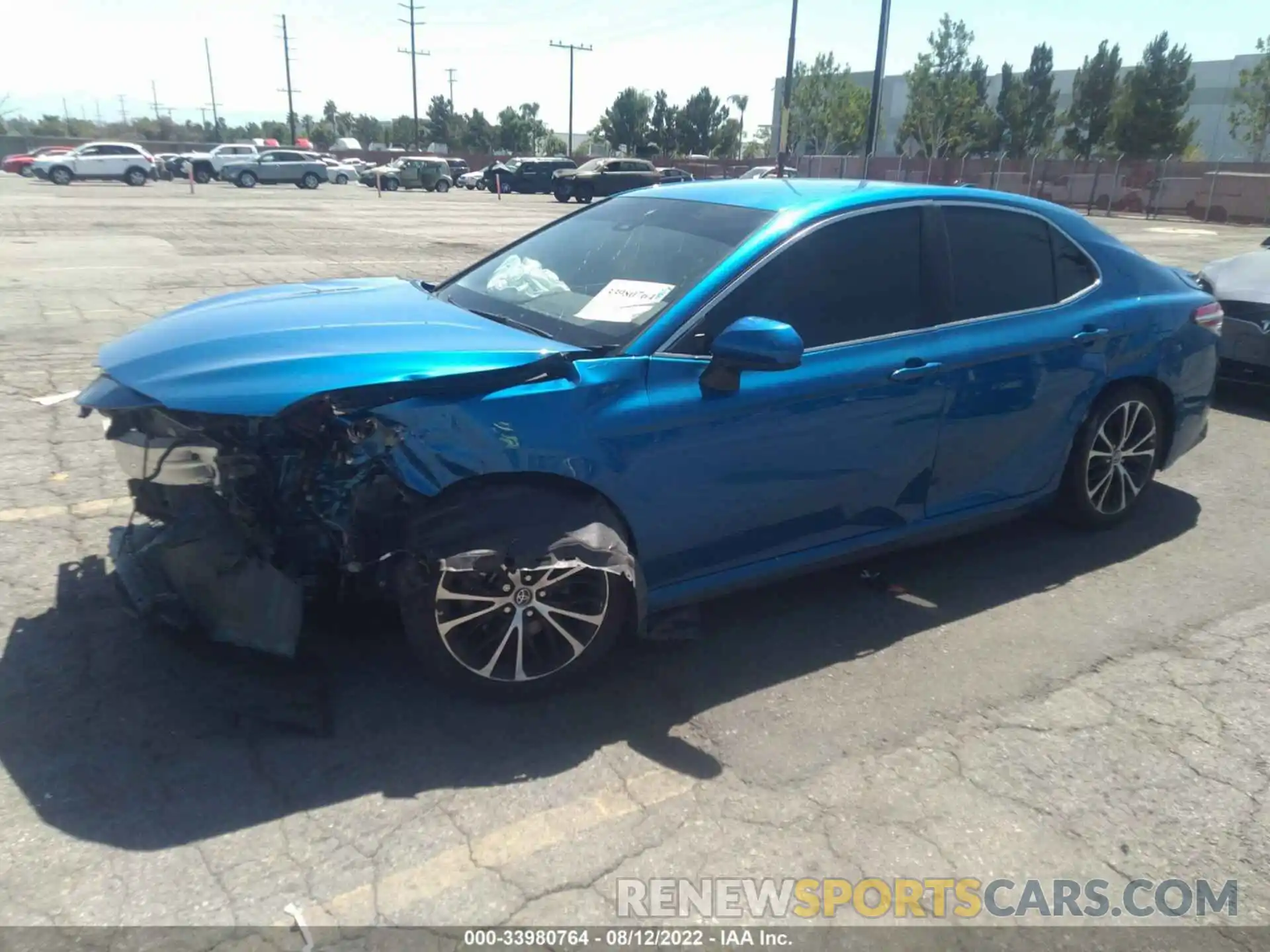 2 Photograph of a damaged car 4T1G11AK3LU302974 TOYOTA CAMRY 2020