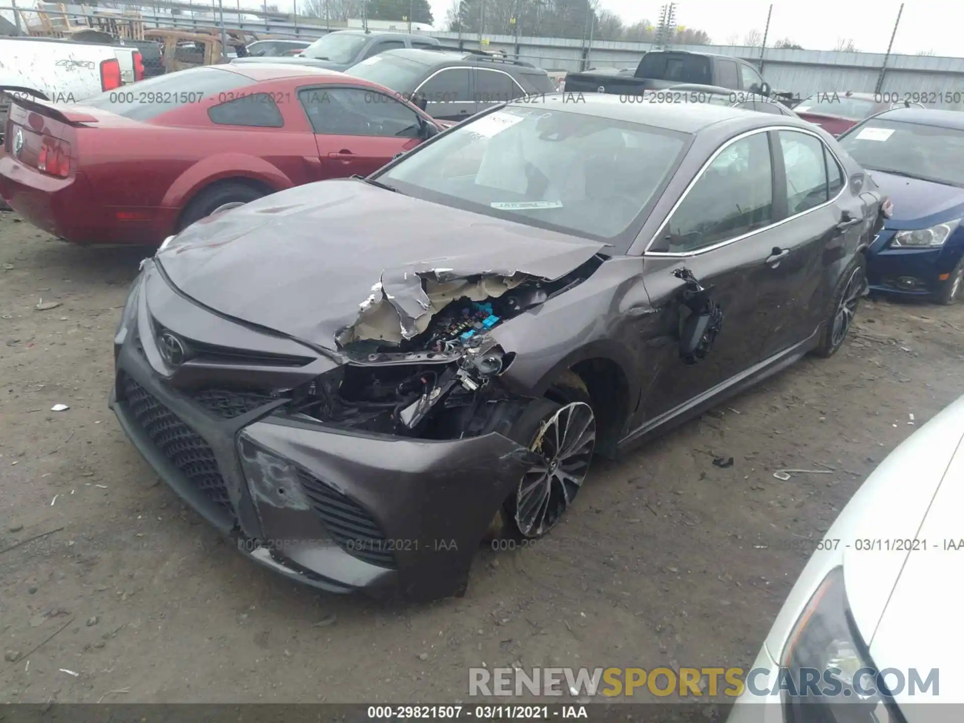 2 Photograph of a damaged car 4T1G11AK3LU305762 TOYOTA CAMRY 2020