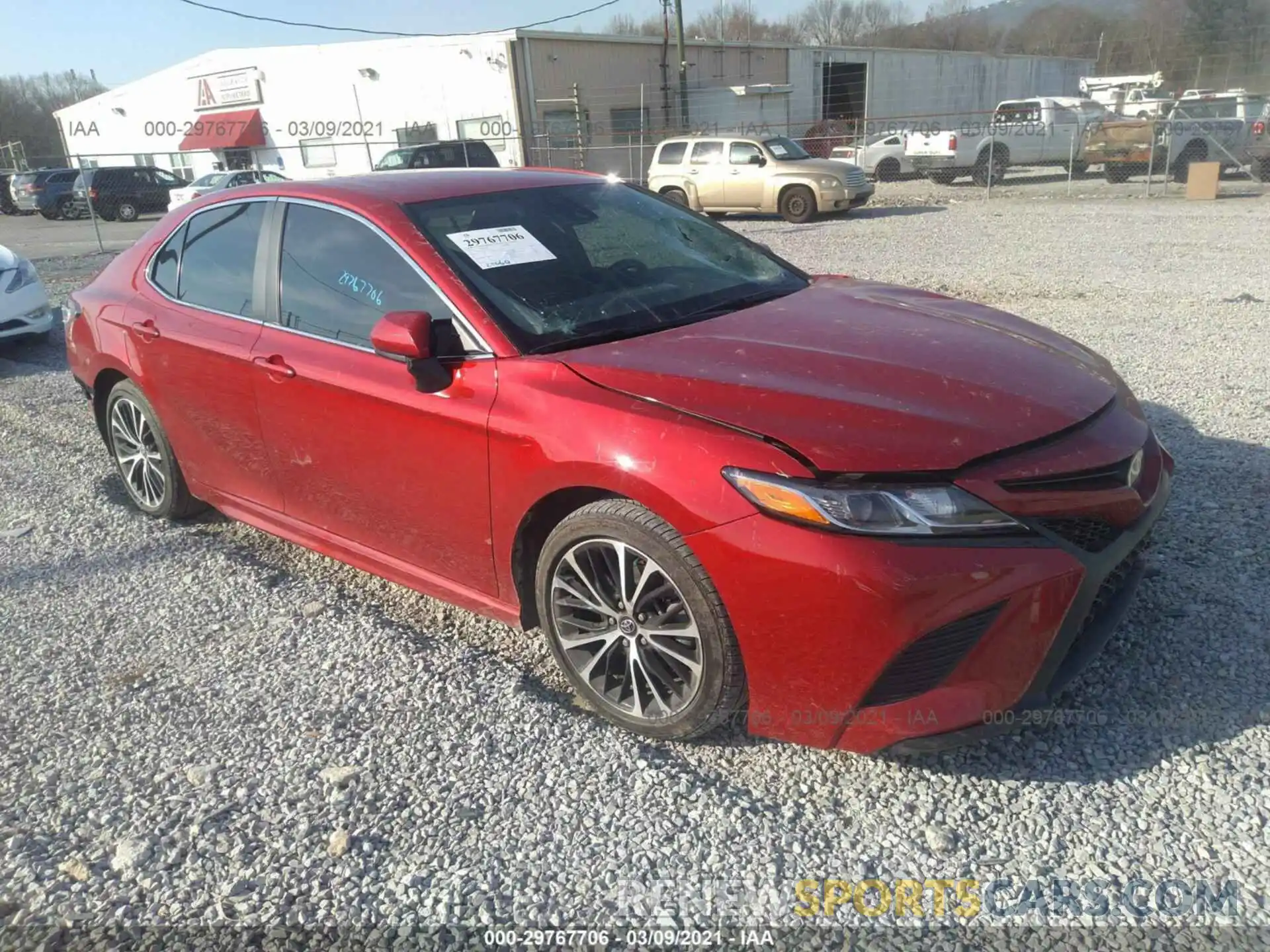 1 Photograph of a damaged car 4T1G11AK3LU321038 TOYOTA CAMRY 2020