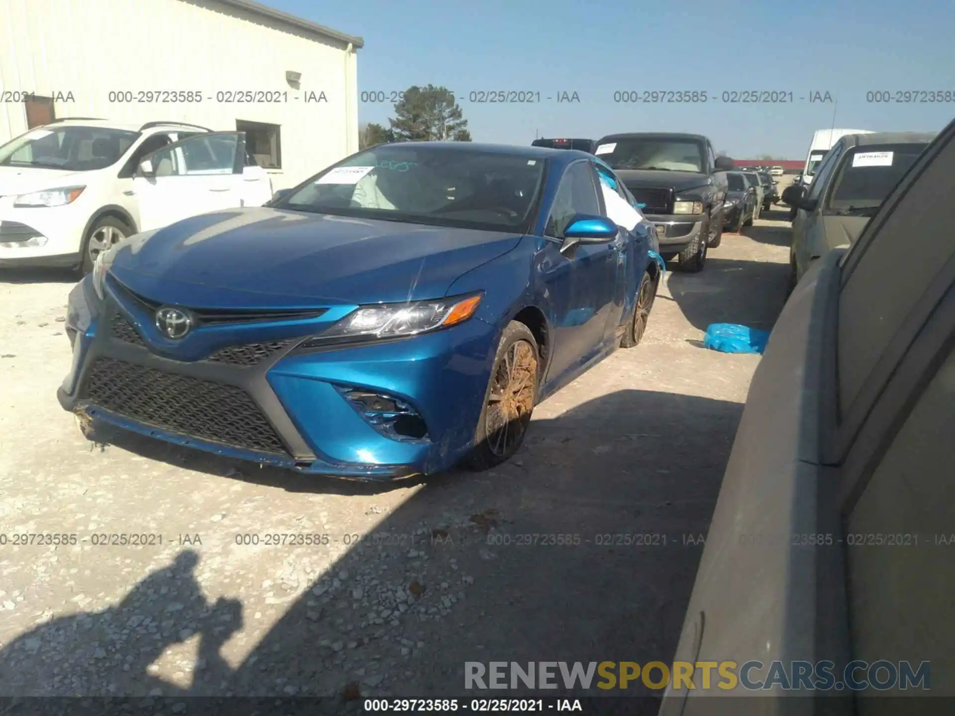 2 Photograph of a damaged car 4T1G11AK3LU322593 TOYOTA CAMRY 2020