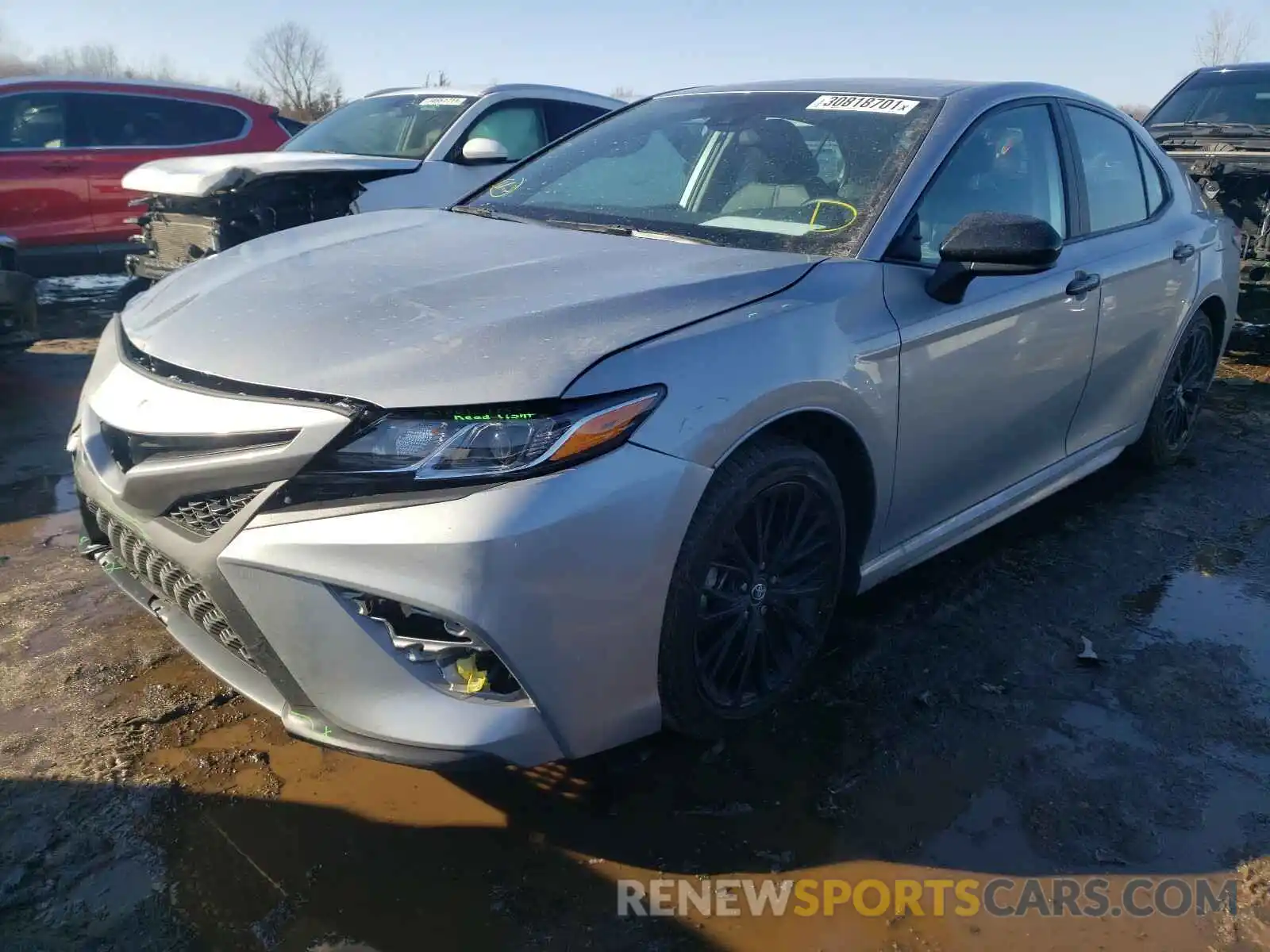 2 Photograph of a damaged car 4T1G11AK3LU326207 TOYOTA CAMRY 2020