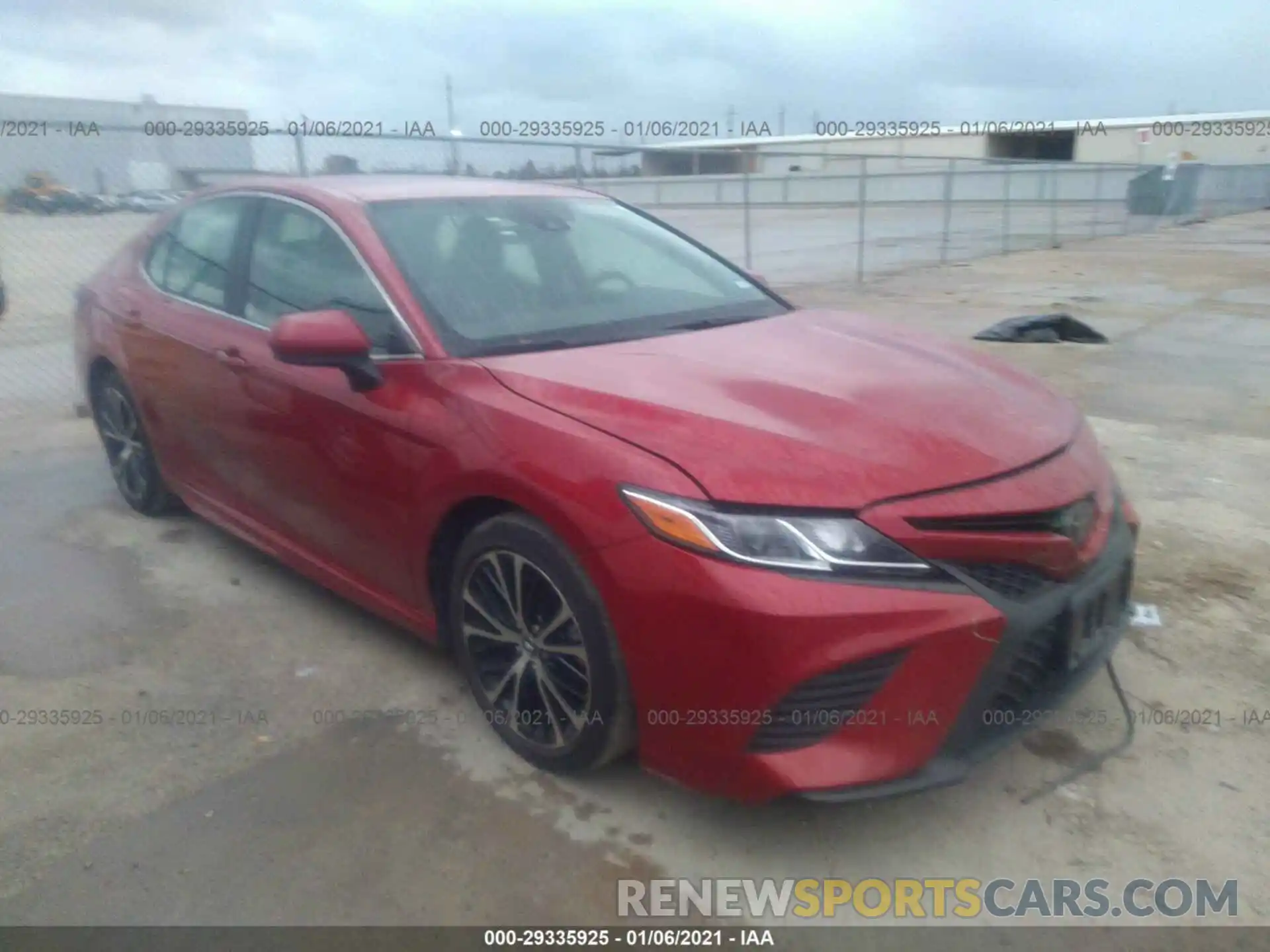 1 Photograph of a damaged car 4T1G11AK3LU342438 TOYOTA CAMRY 2020