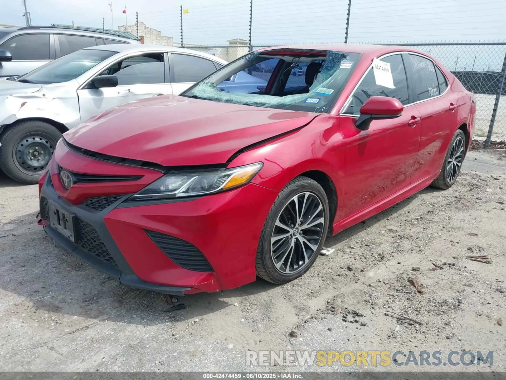 2 Photograph of a damaged car 4T1G11AK3LU343802 TOYOTA CAMRY 2020