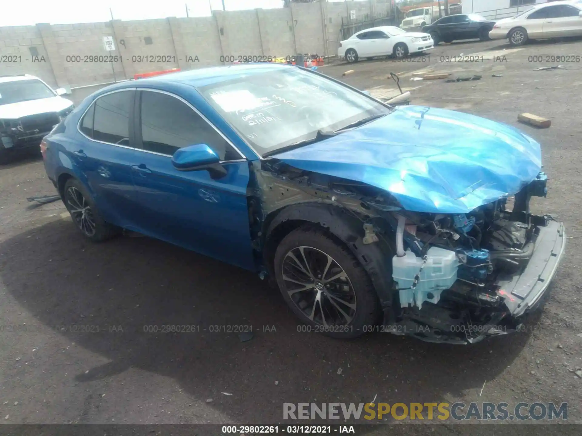 1 Photograph of a damaged car 4T1G11AK3LU346683 TOYOTA CAMRY 2020