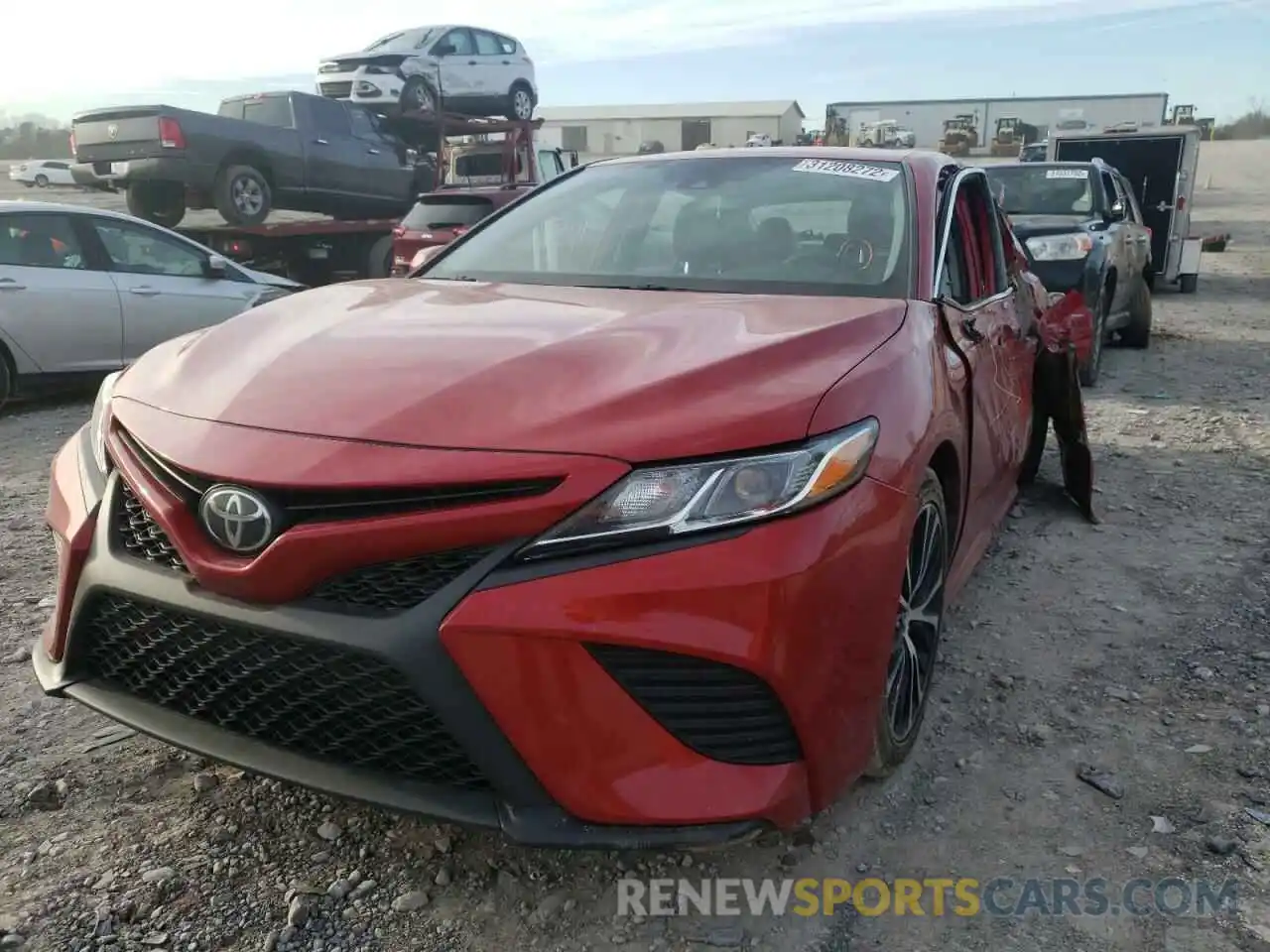 2 Photograph of a damaged car 4T1G11AK3LU349390 TOYOTA CAMRY 2020