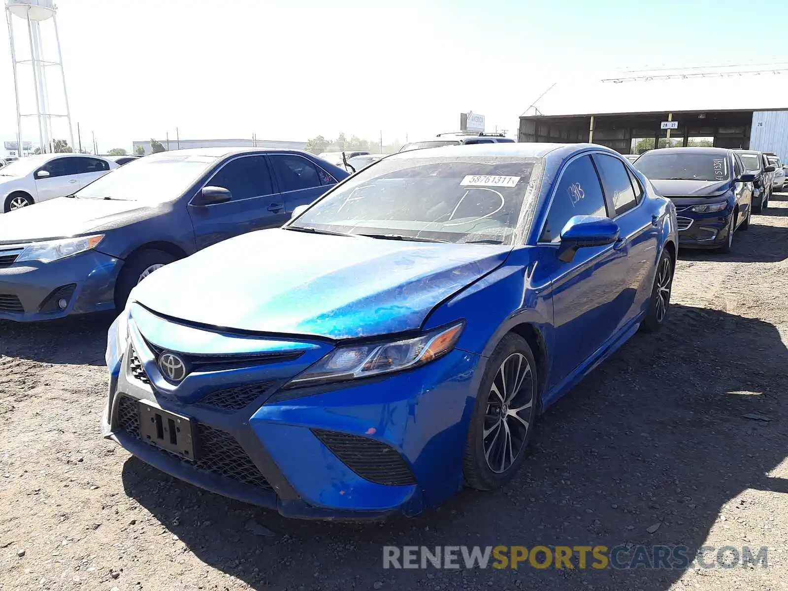 2 Photograph of a damaged car 4T1G11AK3LU349700 TOYOTA CAMRY 2020