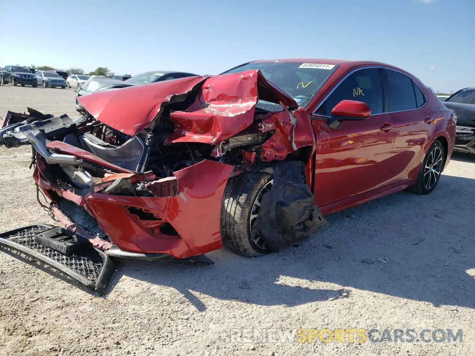 2 Photograph of a damaged car 4T1G11AK3LU353889 TOYOTA CAMRY 2020